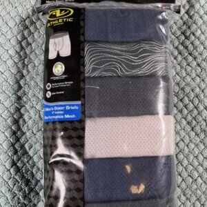 Athletic Works Mens Boxer Briefs 6" Inseam Assorted Color Odor Control 3XL NEW